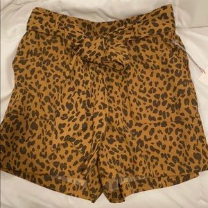 Cheetah print xsmall high waisted shorts